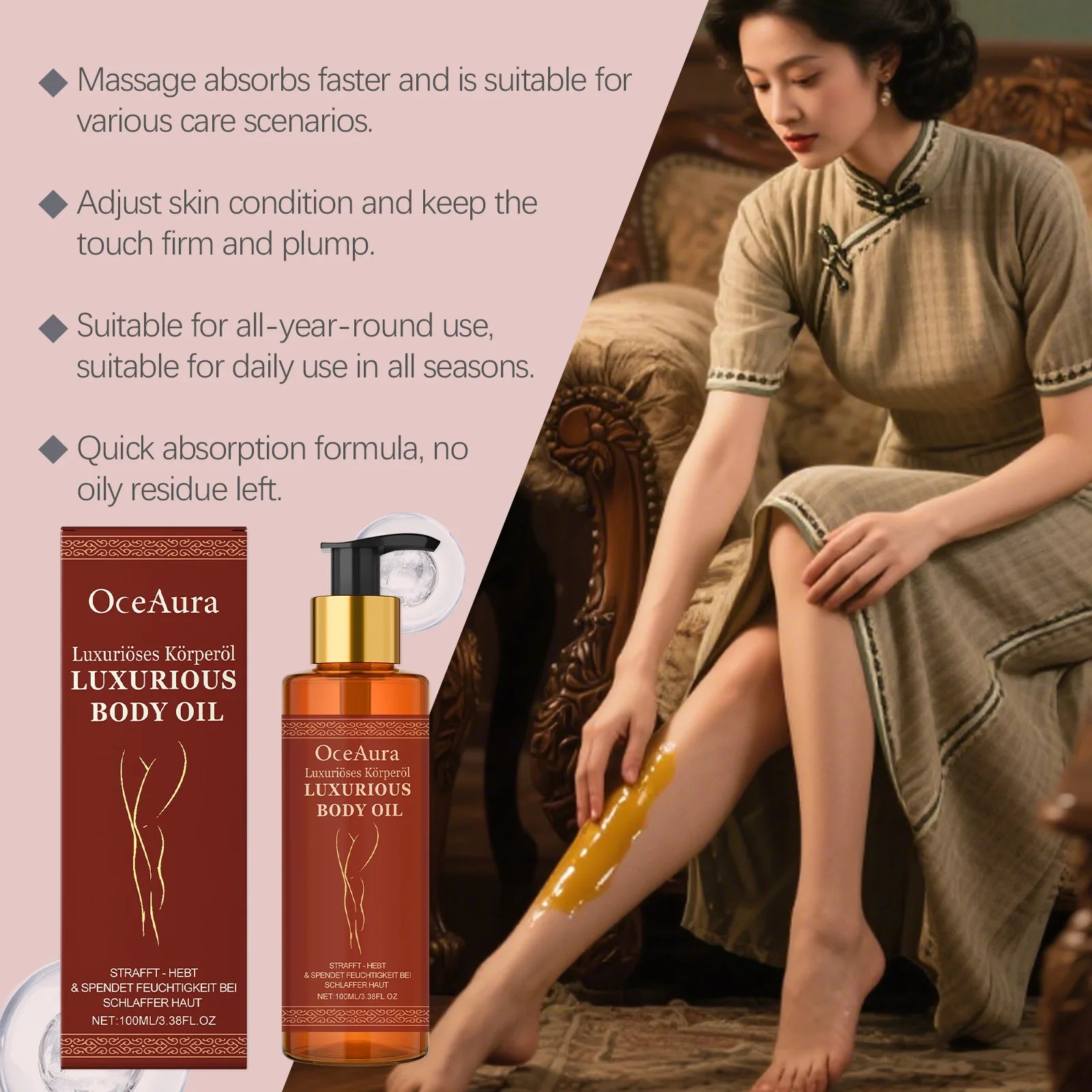 Huile Corporelle Raffermissante et Tonifiante